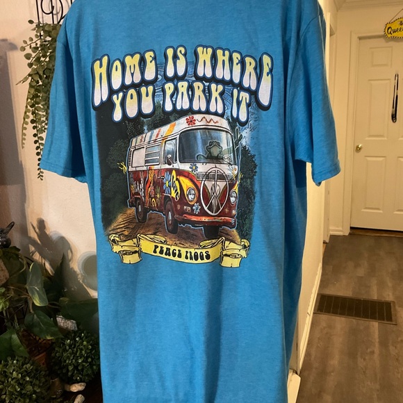 Blue Graphic Short Sleeve Tee - Picture 2 of 7